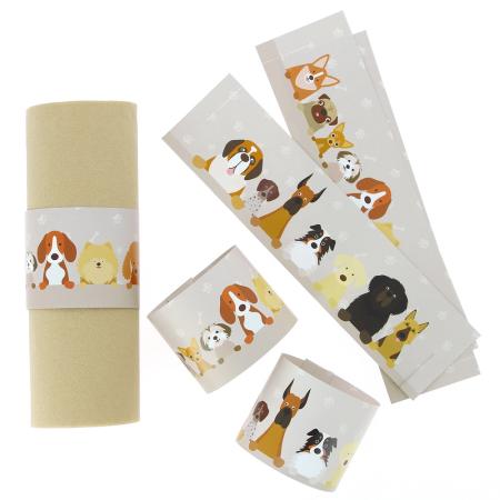 Hunde Party Serviettenringe - ECO Friendly